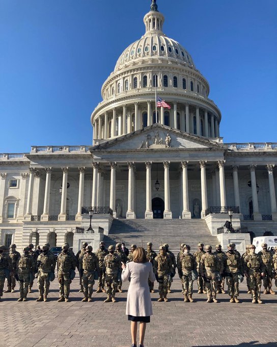 Priceless optics: Pelosi grabs photo-op with same troops she called ‘stormtroopers’ during Portland riots