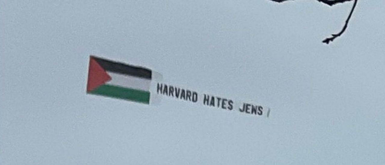 Plane Flies Over Harvard Campus Reading ‘Harvard Hates Jews’