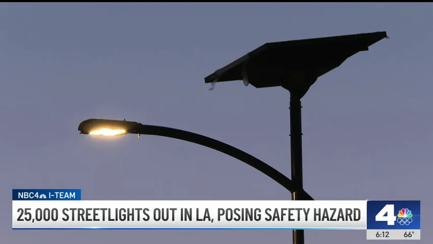 Left in the dark: 25,000 streetlights are out in LA, putting safety at risk in some neighborhoods