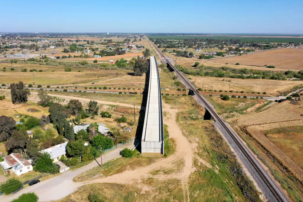 California mocked over high-speed rail bridge to nowhere