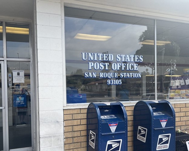 Postal Inspectors Confirm Mail Theft at San Roque Post Office in Santa Barbara