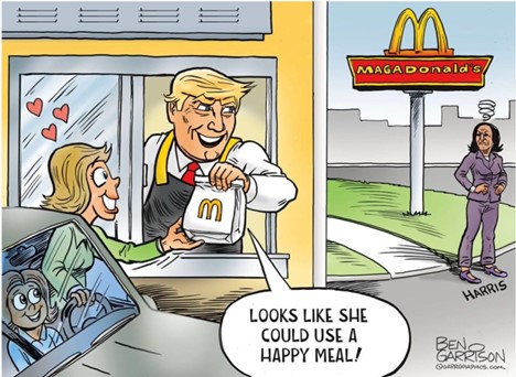 Caldwell:  If Only Kamala Had Really Worked at McDonald’s!