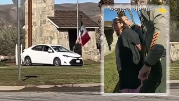 Woman arrested for replacing American flag with Mexican flag at Hart Park: KCSO